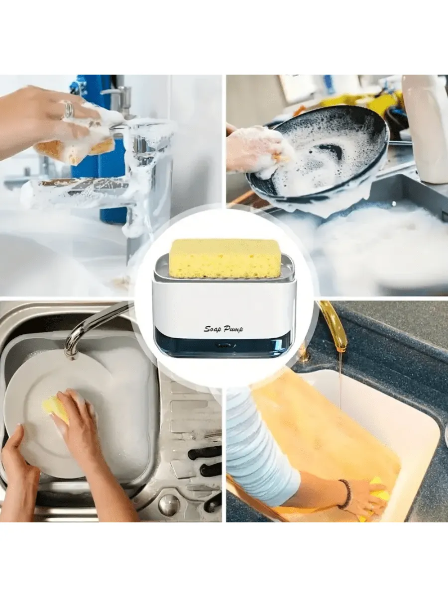 1pc High-Quality Kitchen Soap Dispenser - Durable & Stylish Dishwashing Liquid Pump With Easy Non-Leaking Design For Efficient Cleaning