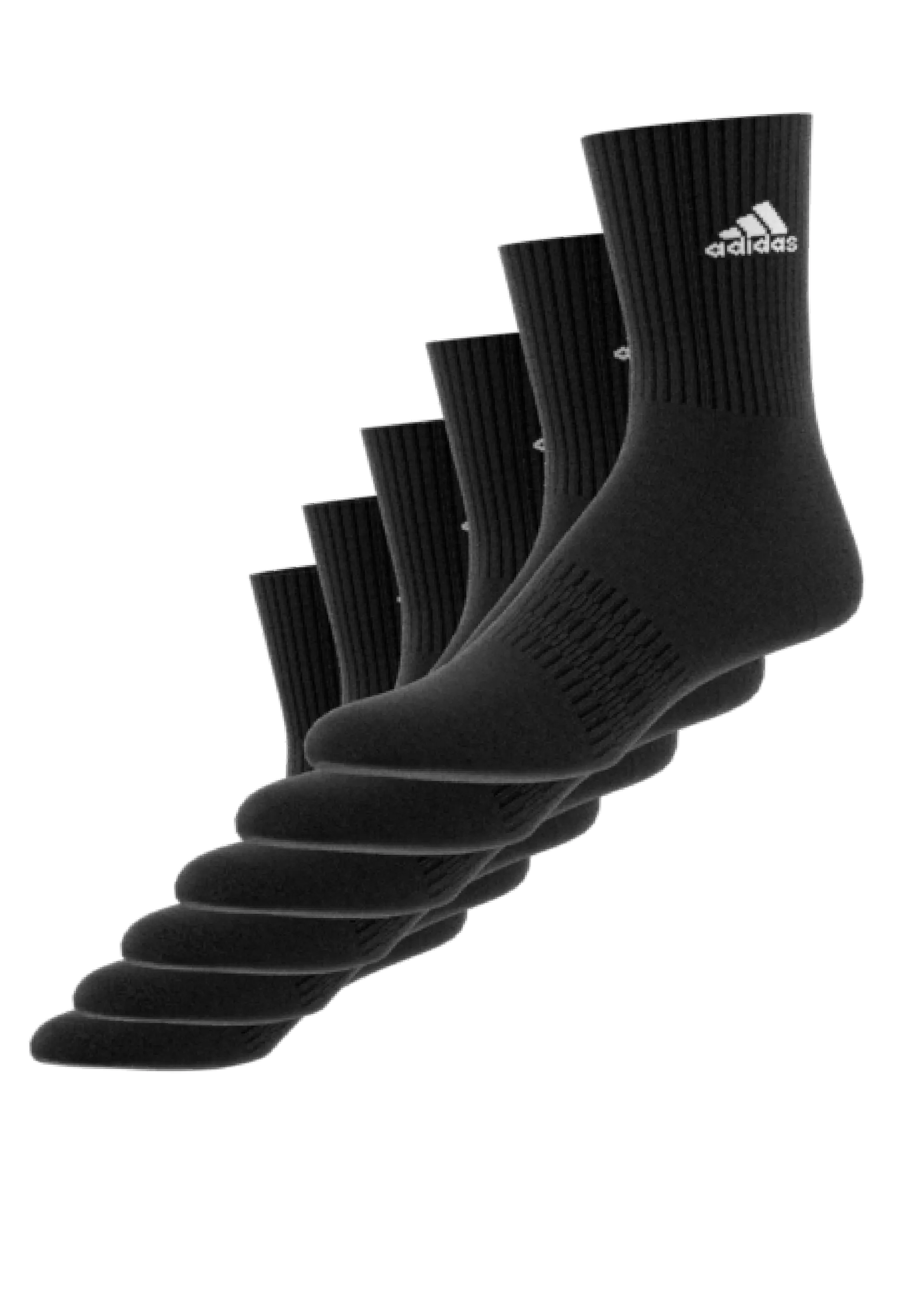 Adidas 6 Pack Cushioned Sportswear Crew Socks <BR> IC1316