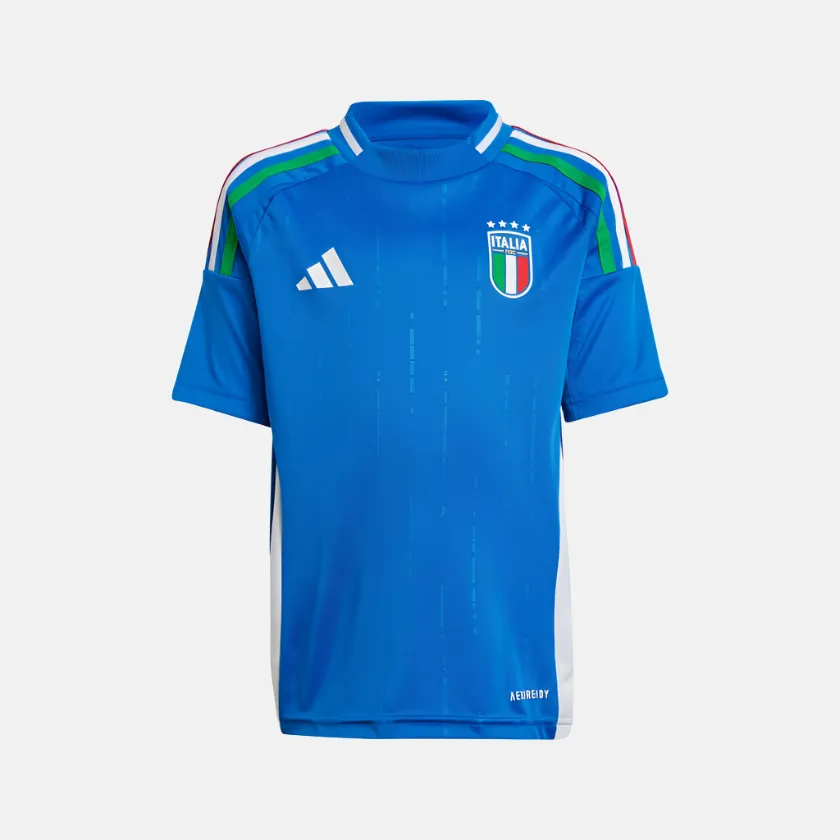 Adidas Italy 24 Home Kids Unisex Football Mini Kit (1-6 Years)-Blue