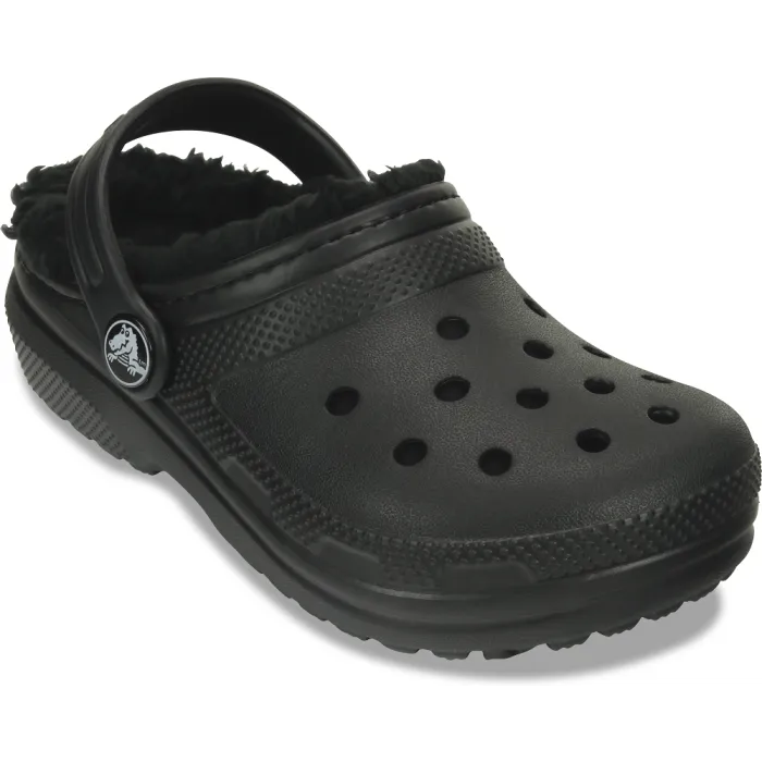 Crocs children sized Classic Lined Clog 207009-060 black