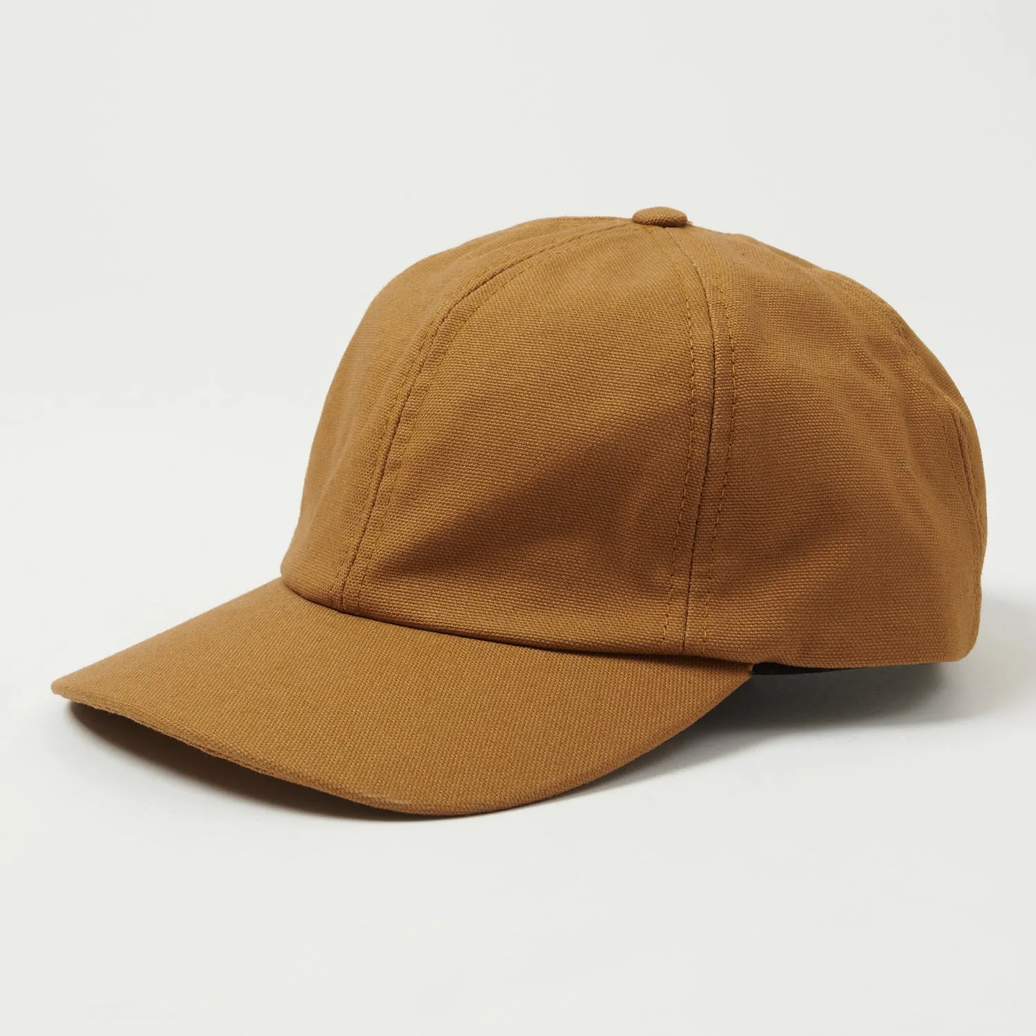 Crown Cap Nailhead Canvas Ball Cap - Duck Brown