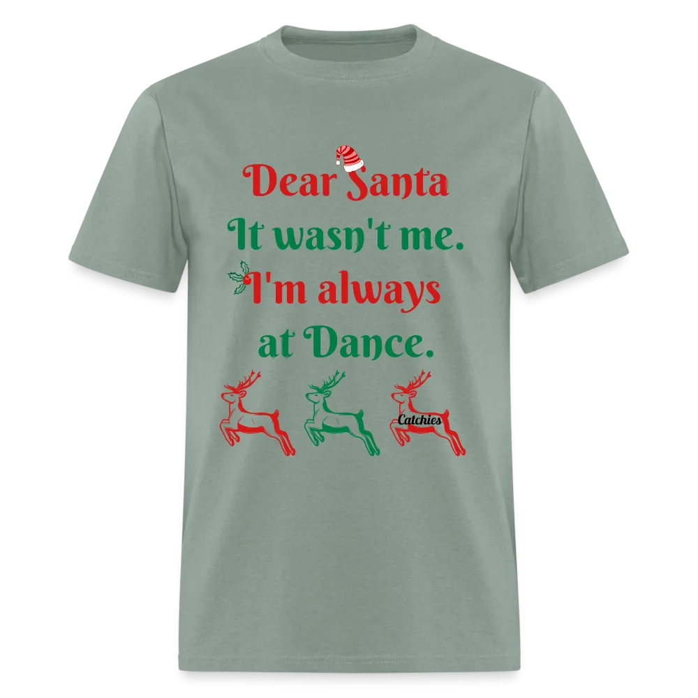 Dear Santa Dancer Adult T-Shirt