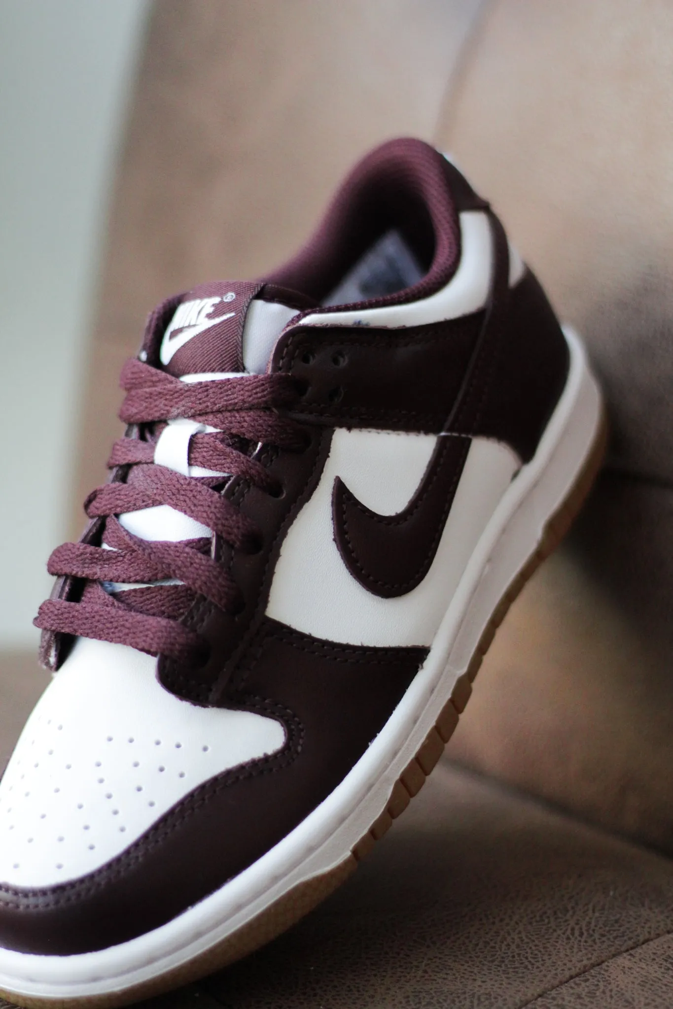 DUNK LOW (GS) "BURGUNDY CRUSH"