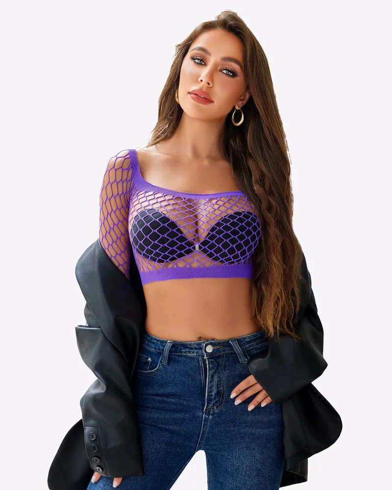 Fishnet Mesh 2 Piece Lingerie Set