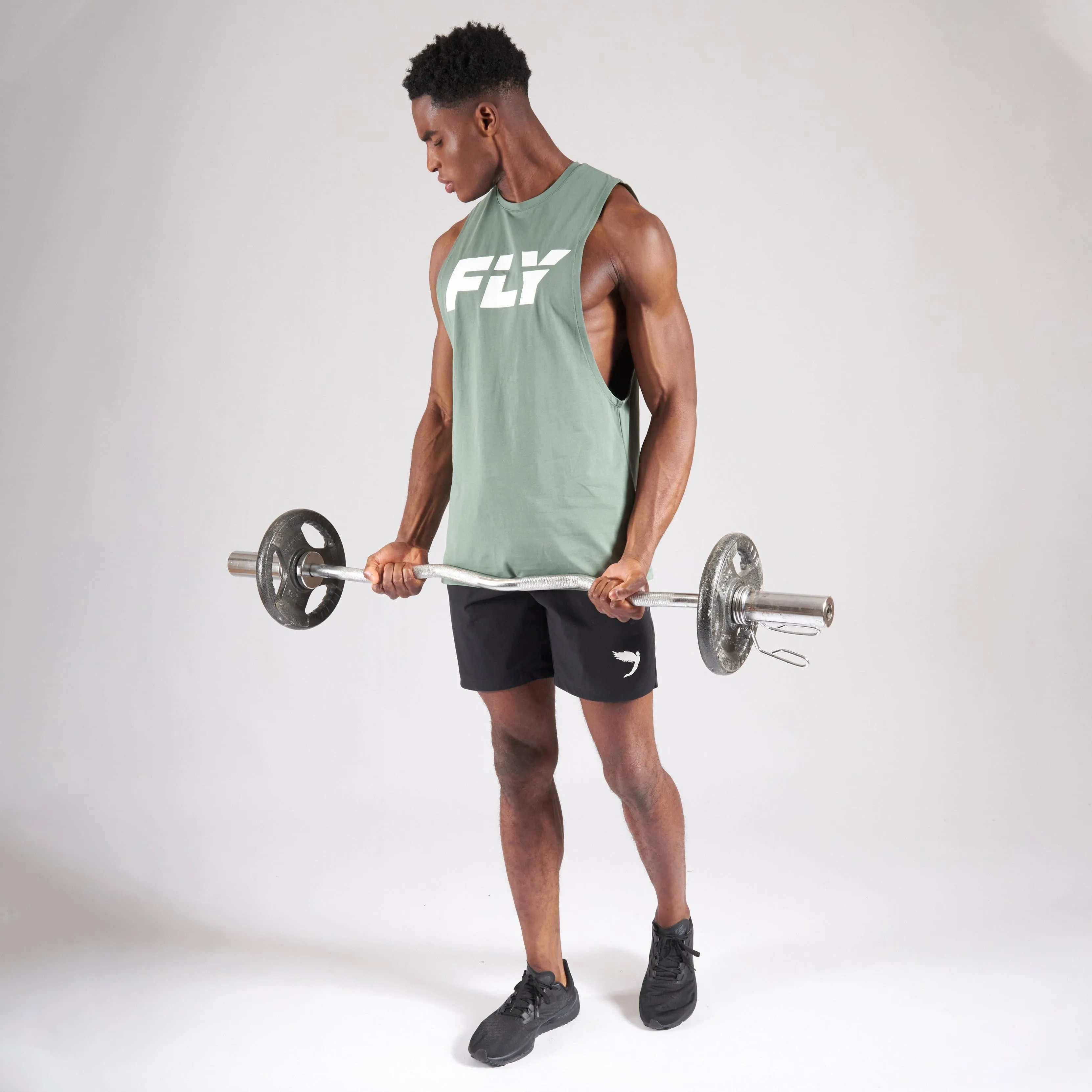 FLY BIG LOGO TANK - GREEN