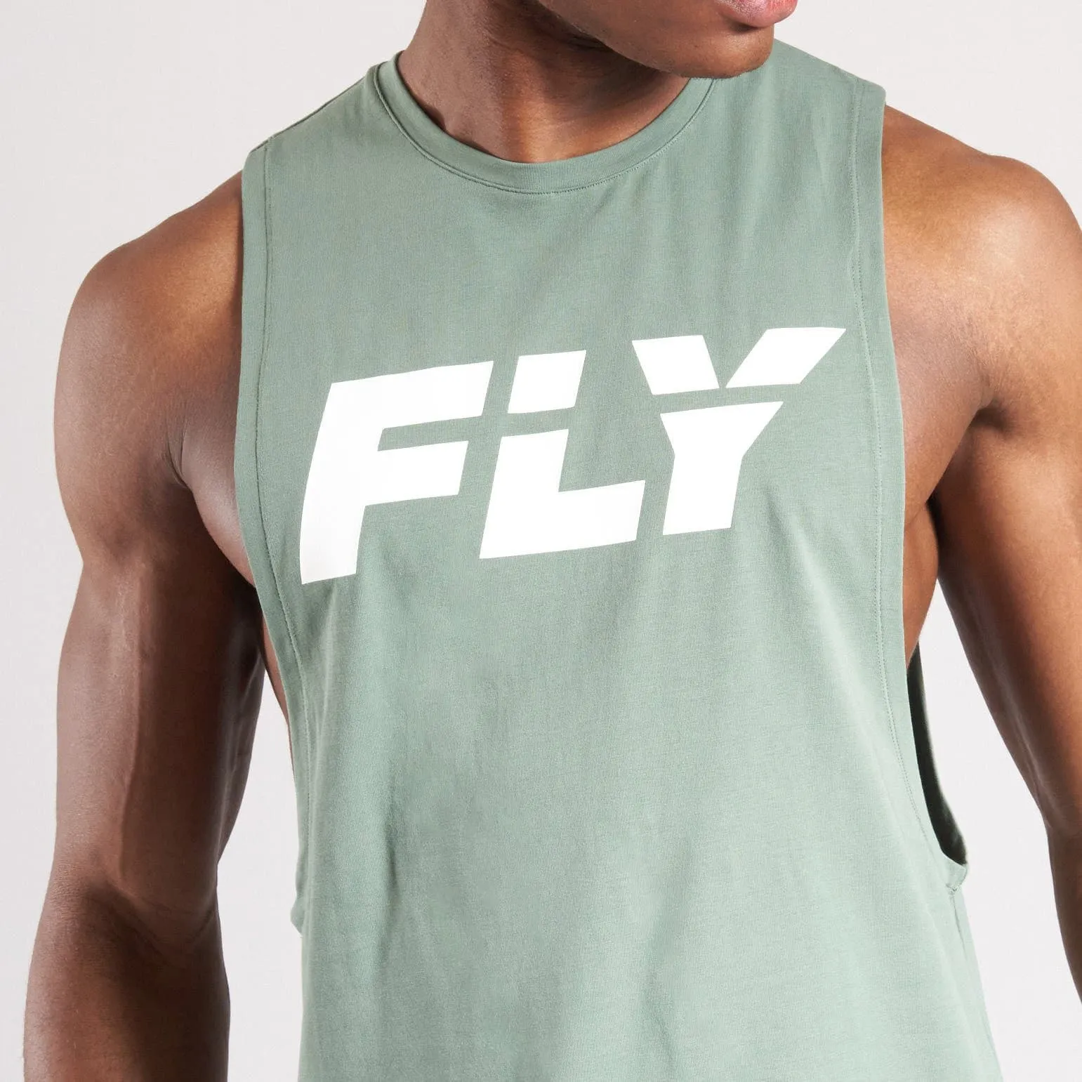 FLY BIG LOGO TANK - GREEN