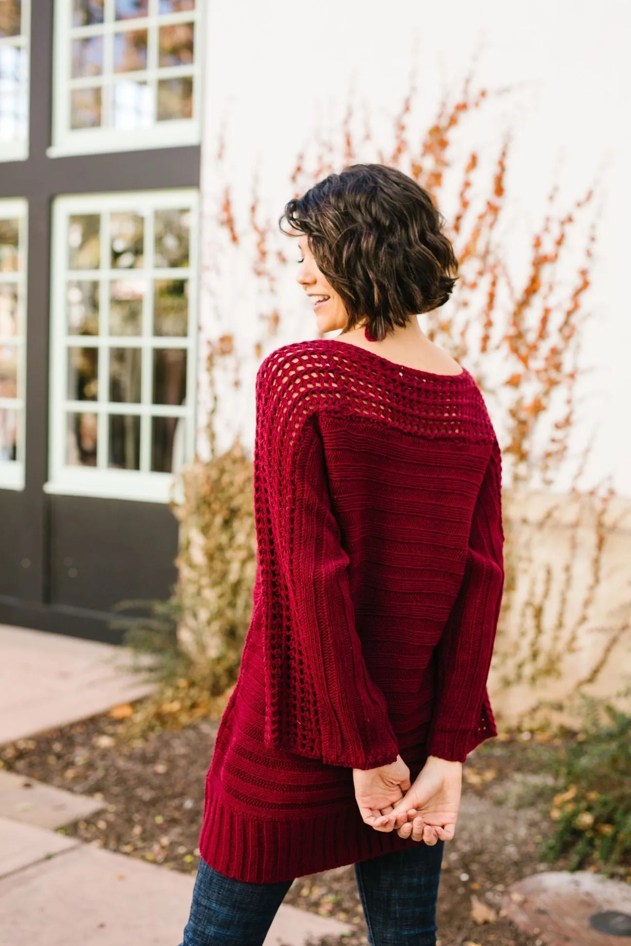 Game Night Burgundy Sweater