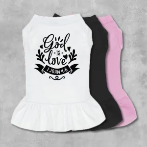 God Is Love Pet Dress