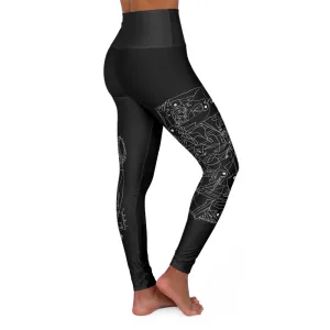 Guernica High Waisted Yoga Leggings by Insignia