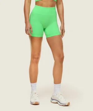 Gymshark everywear Seamless Cycling Shorts - Radiant Green