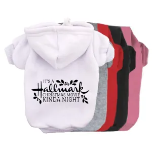 Hallmark Christmas Movie Night Pet Hoodie