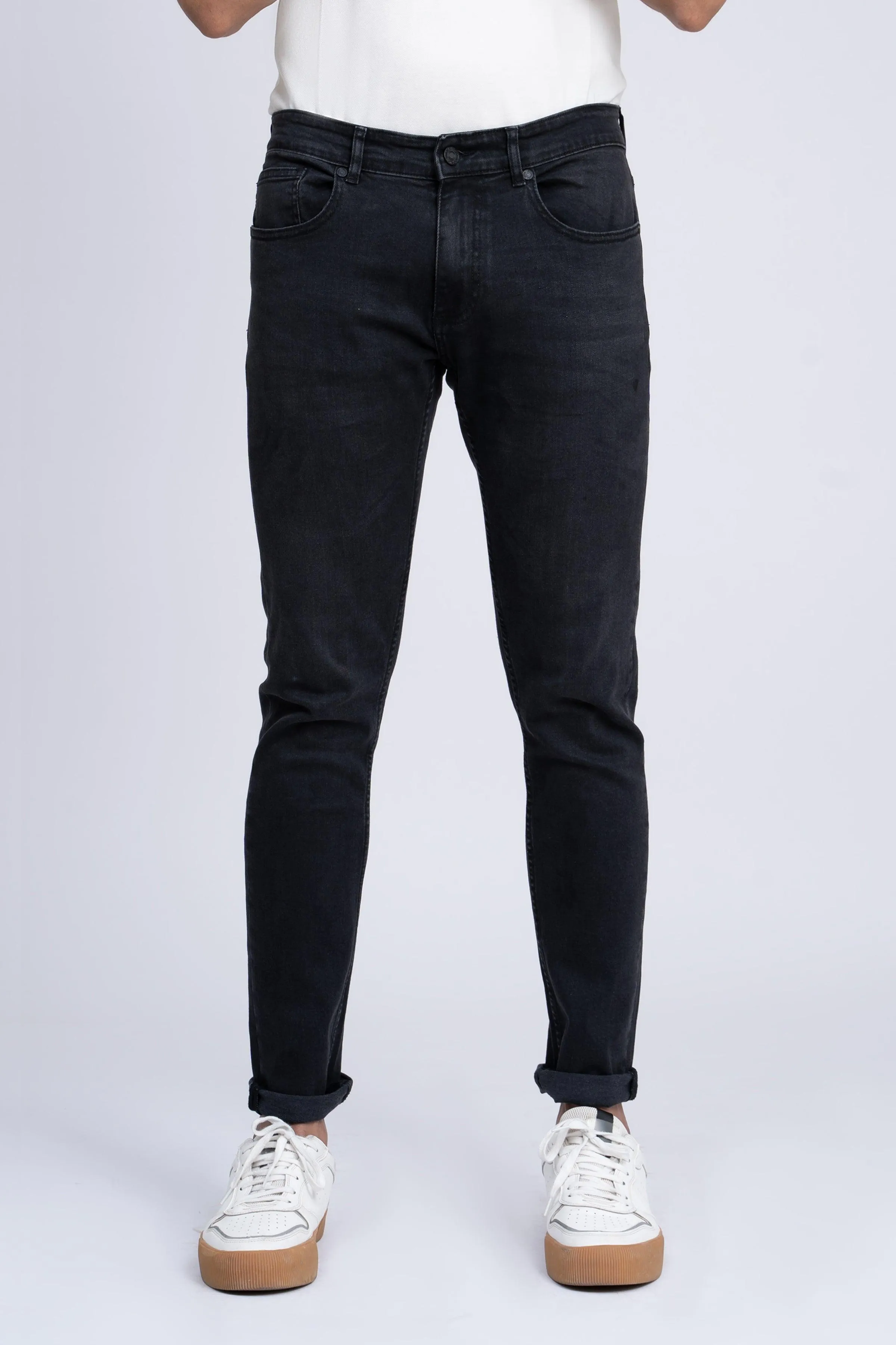 JEAN SLIM LEG DARK GREY