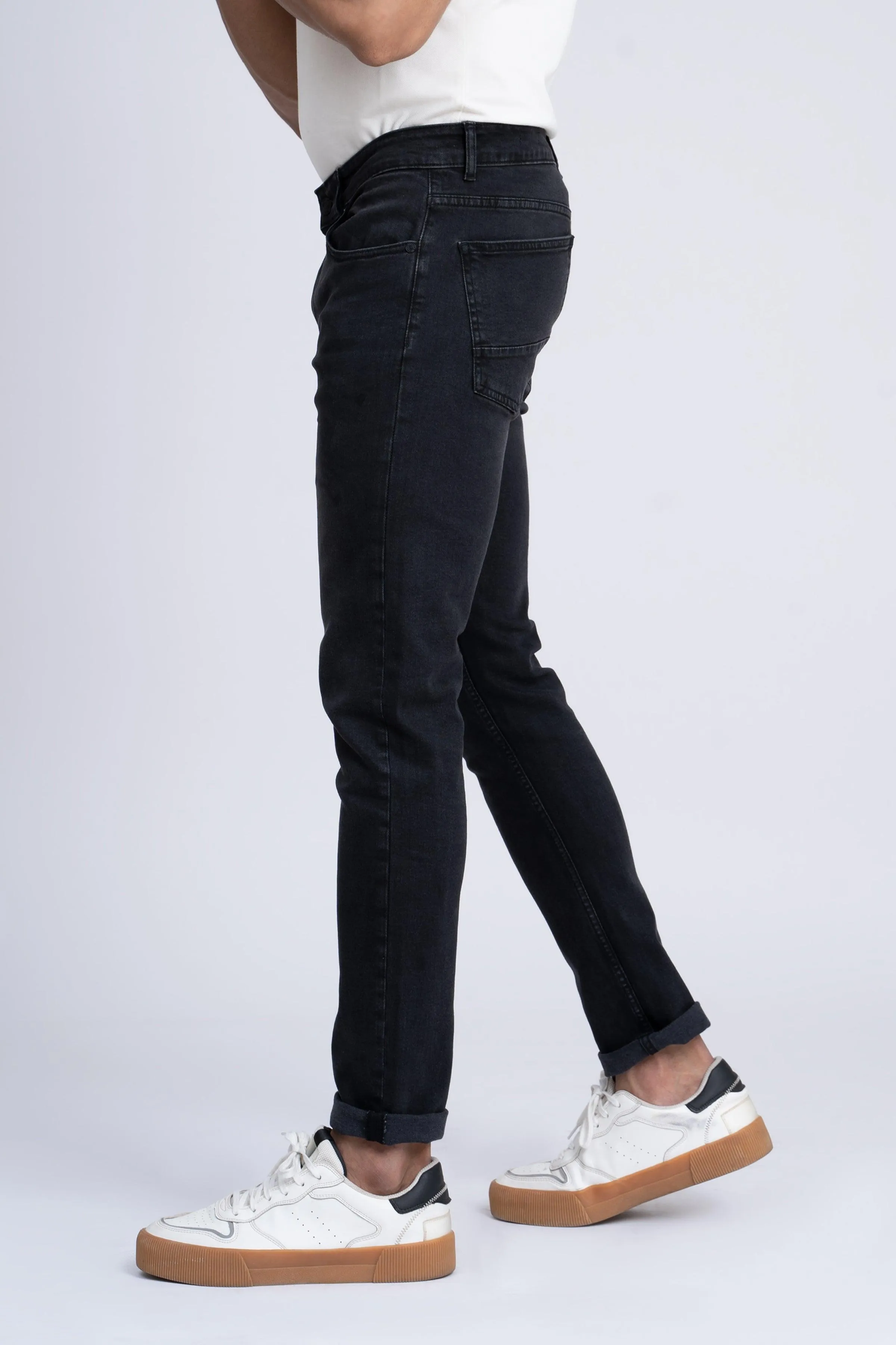 JEAN SLIM LEG DARK GREY