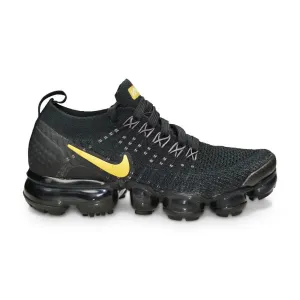 Juniors Womens Nike Air Vapormax Flyknit 2 - 942843 012 - Black Metallic Gold