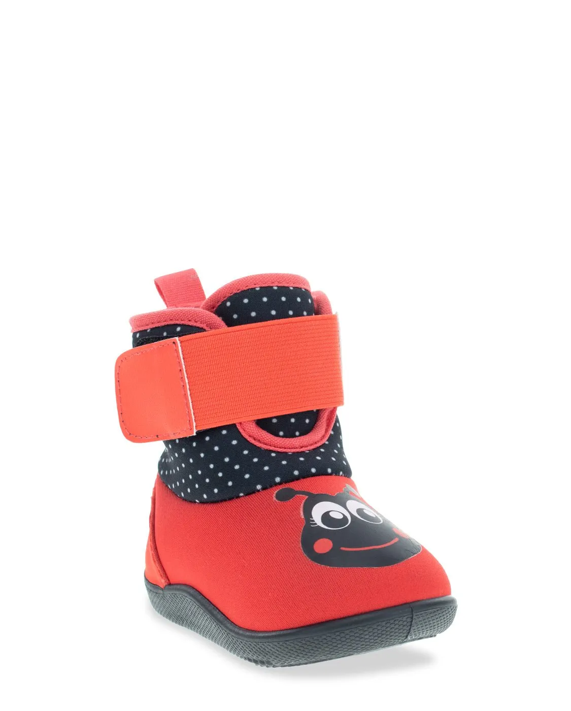 Kids Lucy Ladybug Baby Boot - Red