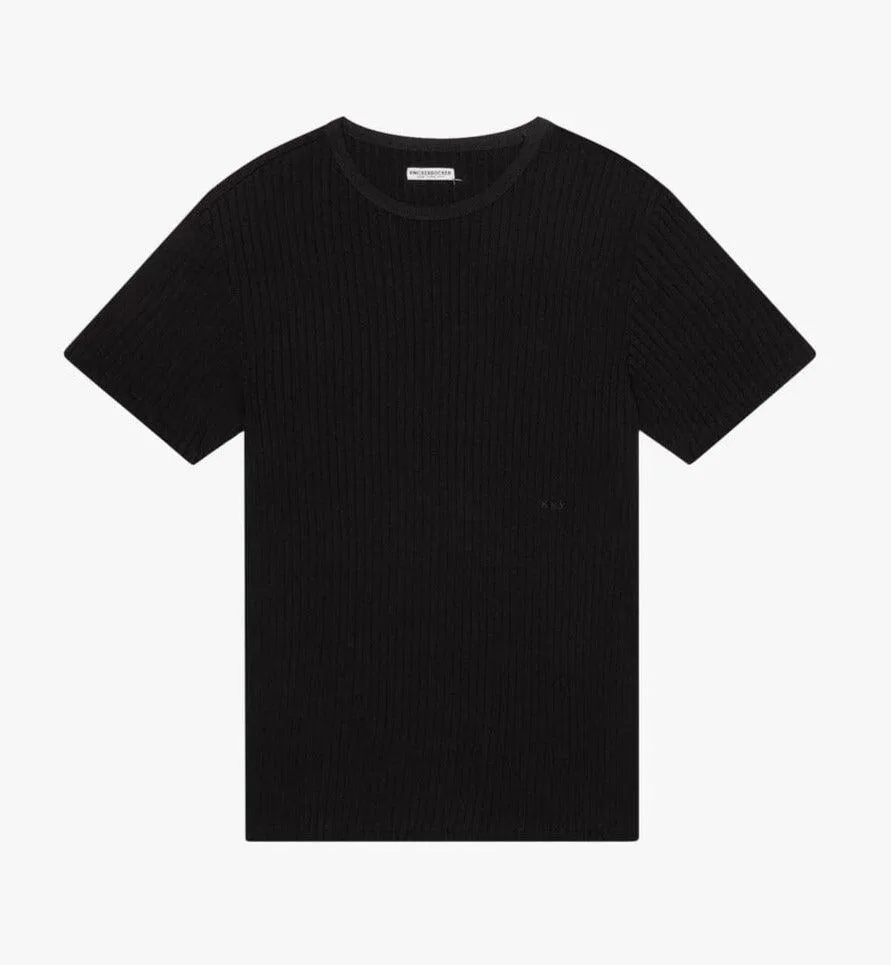 Knickerbocker - Ladder Rib Tee Black