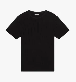 Knickerbocker - Ladder Rib Tee Black