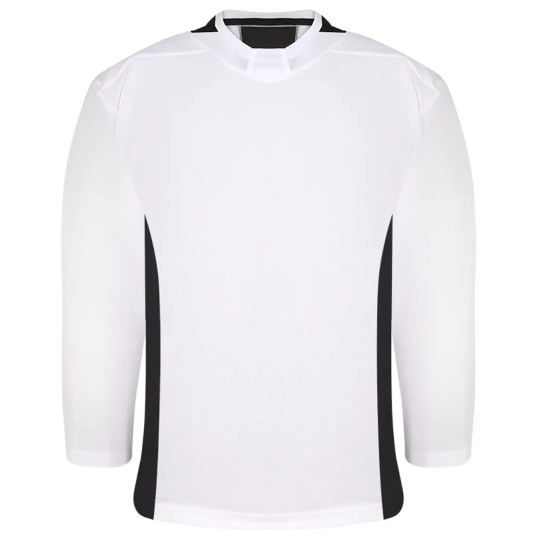 Kobe 5475I White/Black Premium Two-Color Practice Hockey Jersey