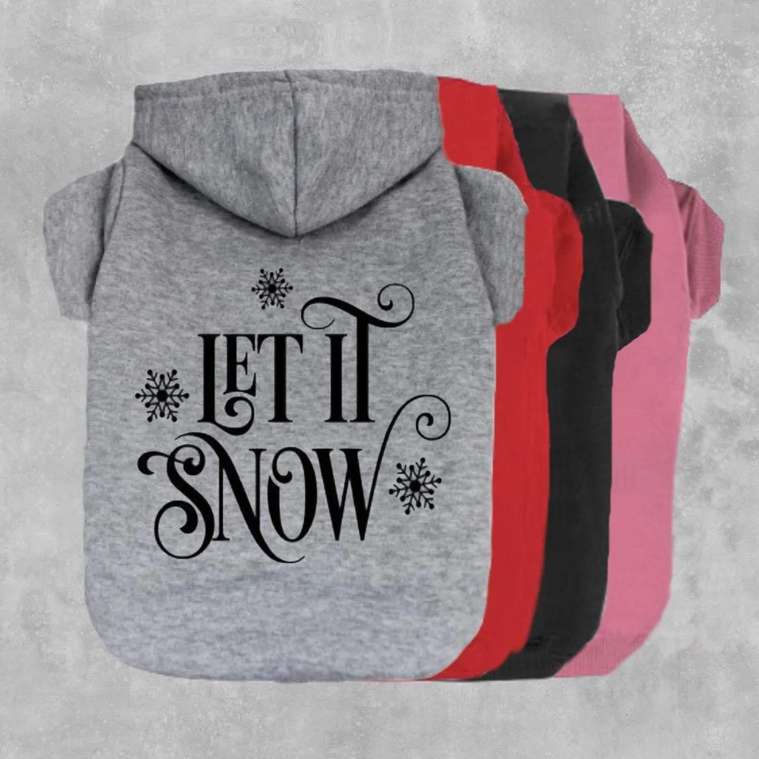 Let It Snow Pet Hoodie