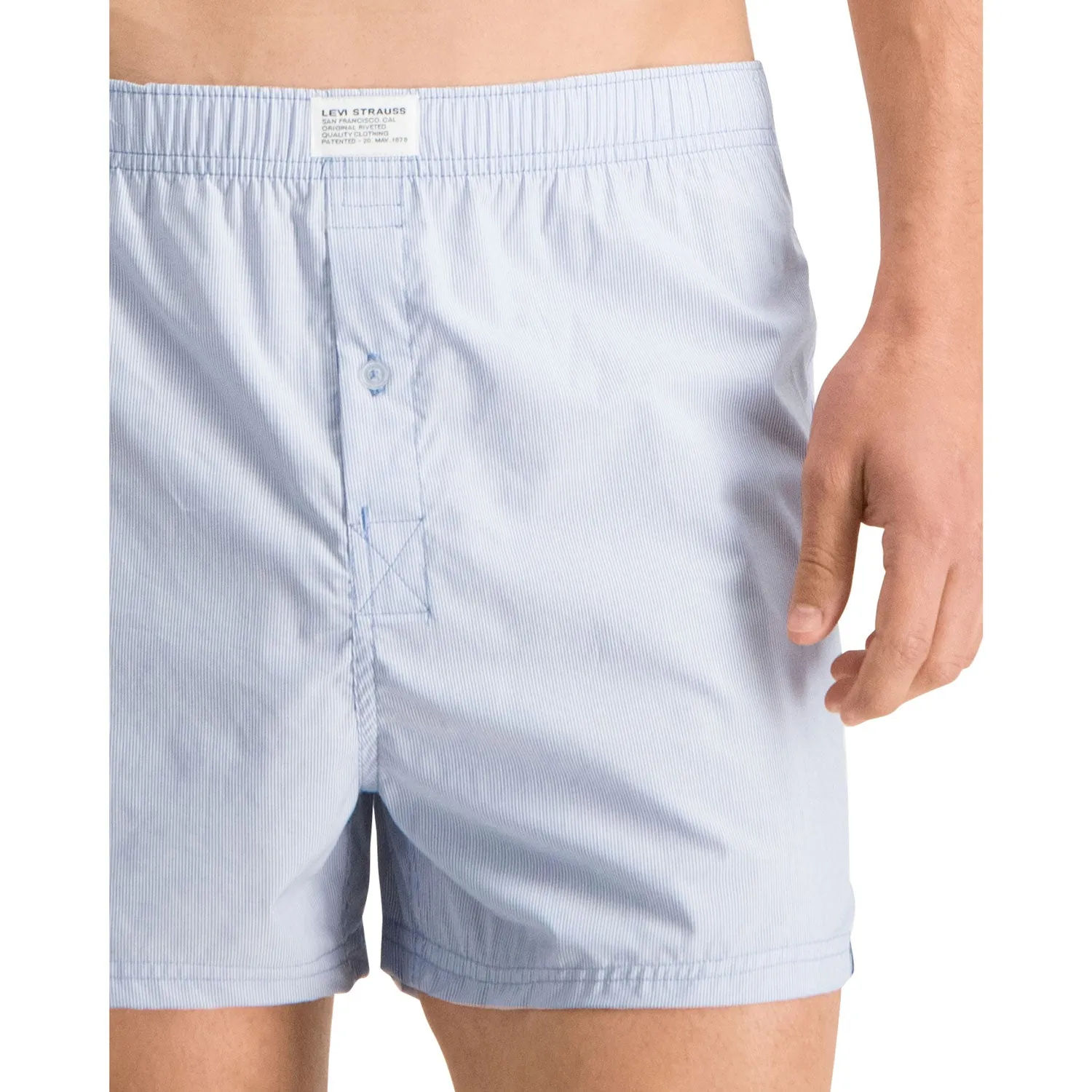 Levis Men Woven Boxer 2 Pack - Blue