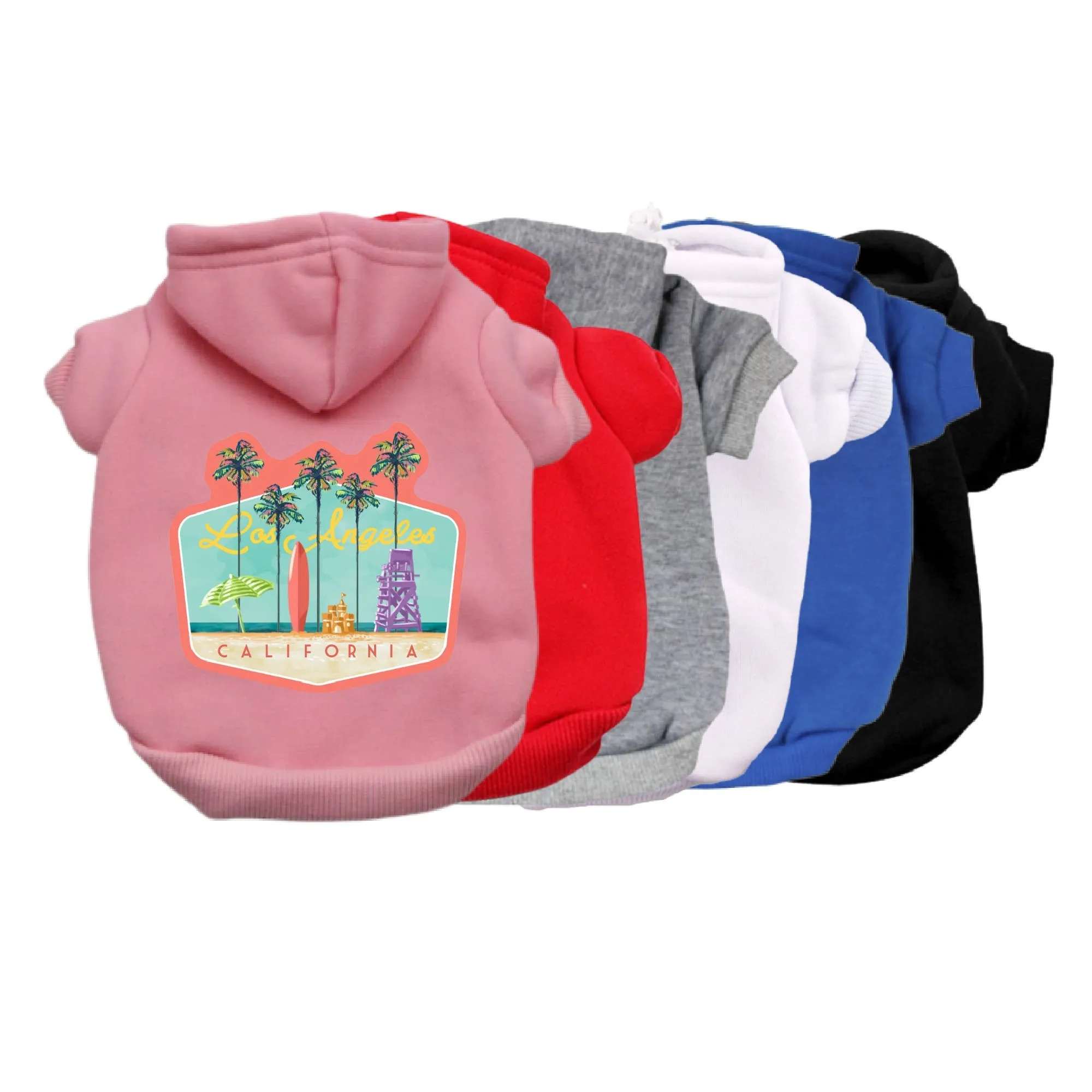 Los Angeles Beach Pet Hoodie