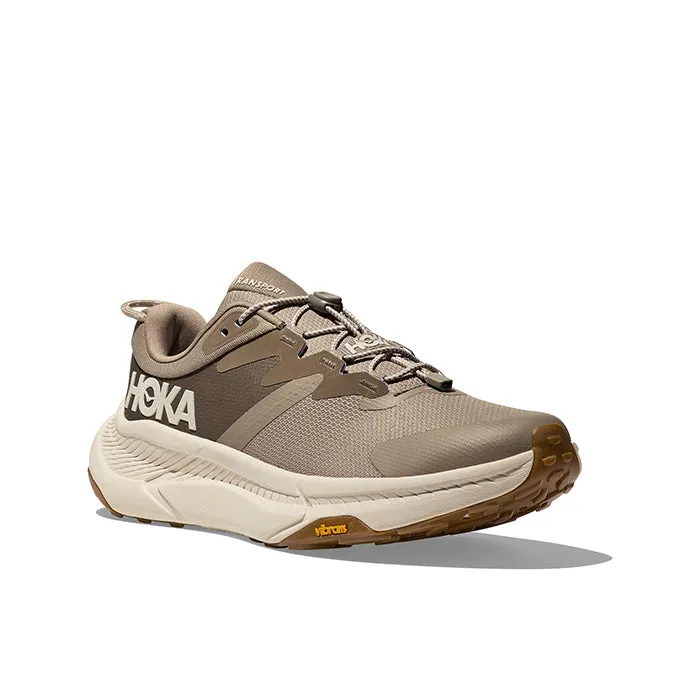 Mens Hoka Transport in Dune/Eggnog