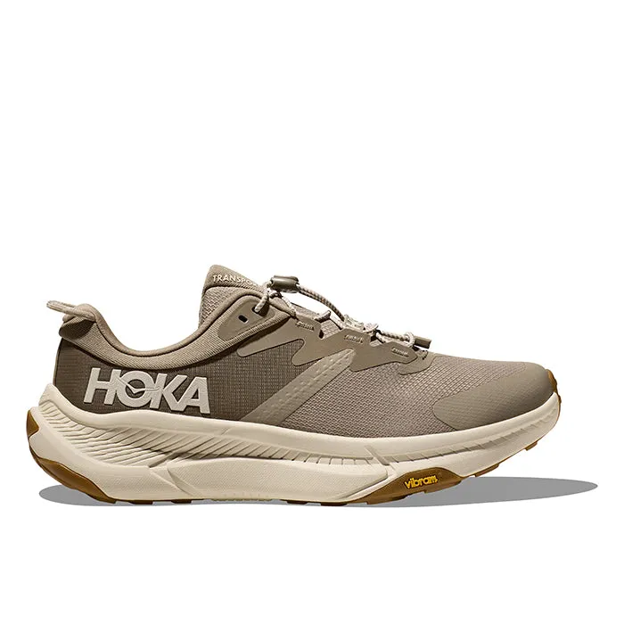 Mens Hoka Transport in Dune/Eggnog