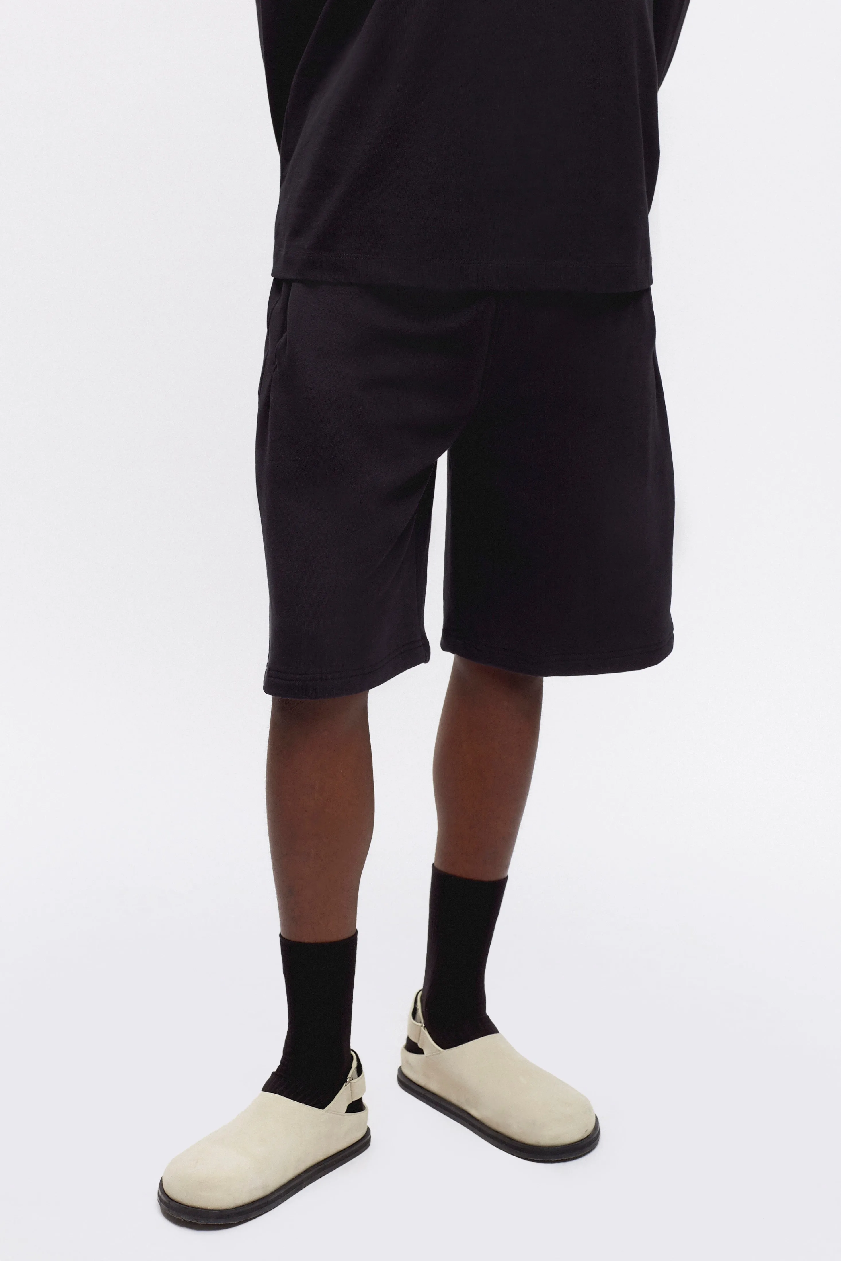 Men's Sweat Short in Black