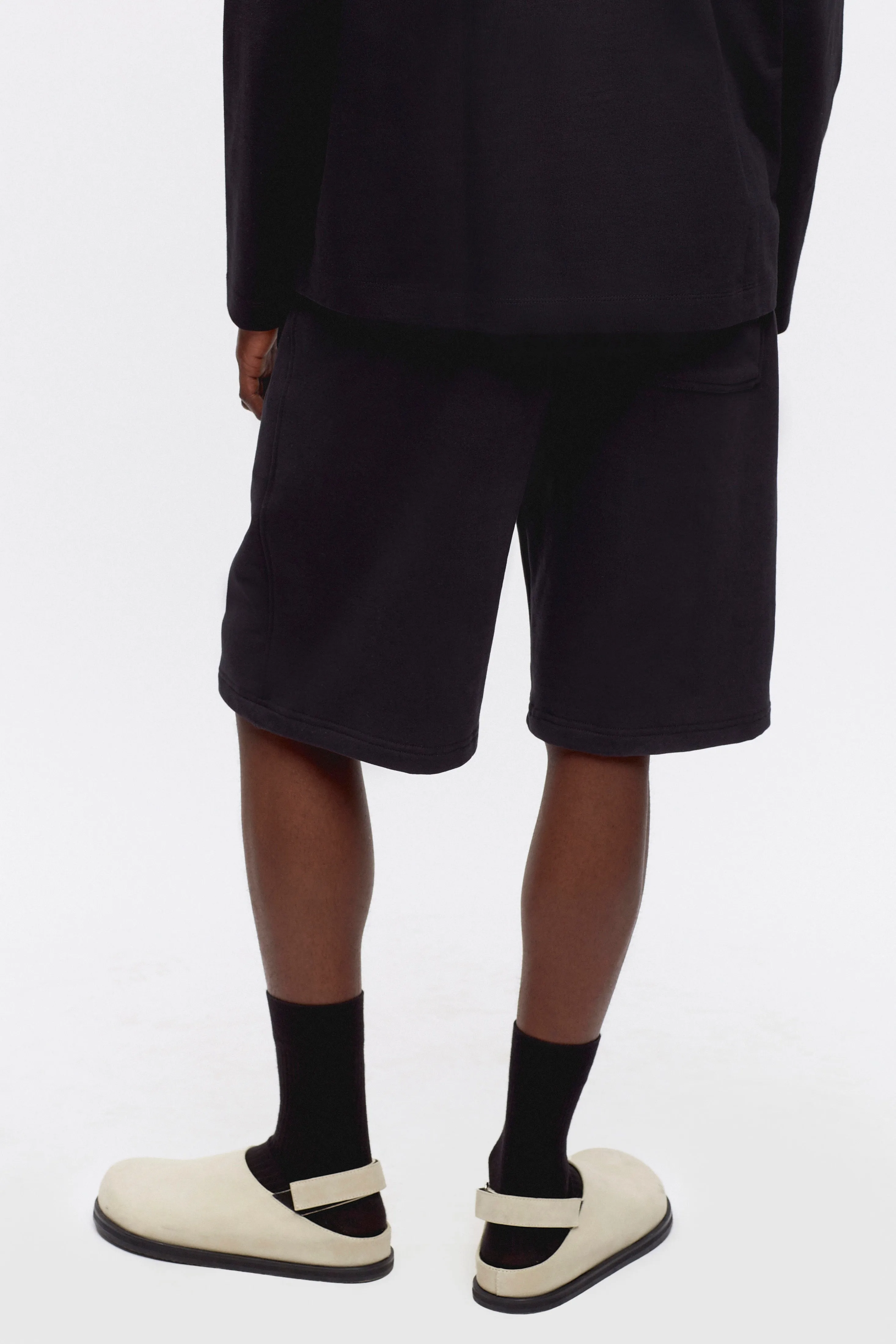 Men's Sweat Short in Black