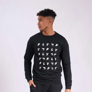 MONOGRAM JUMPER - BLACK