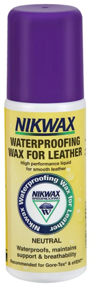 NIK-741 WATERPROOFING WAX FOR LEATHER - LIQUID BROWN