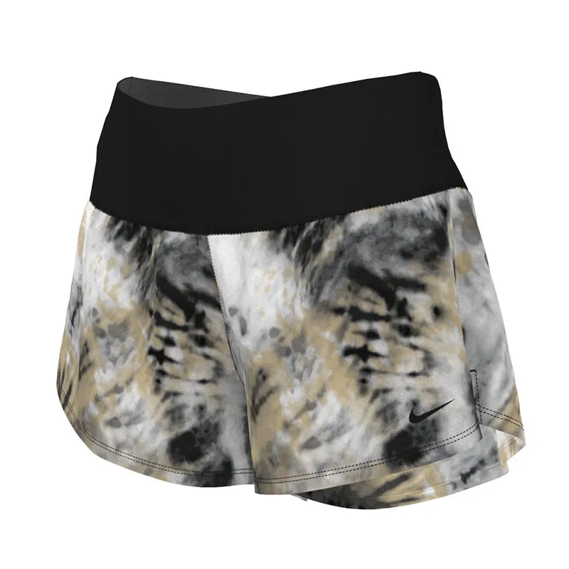 Nike - Women's Tie Dye High Waist Swim Boardshort (Black)