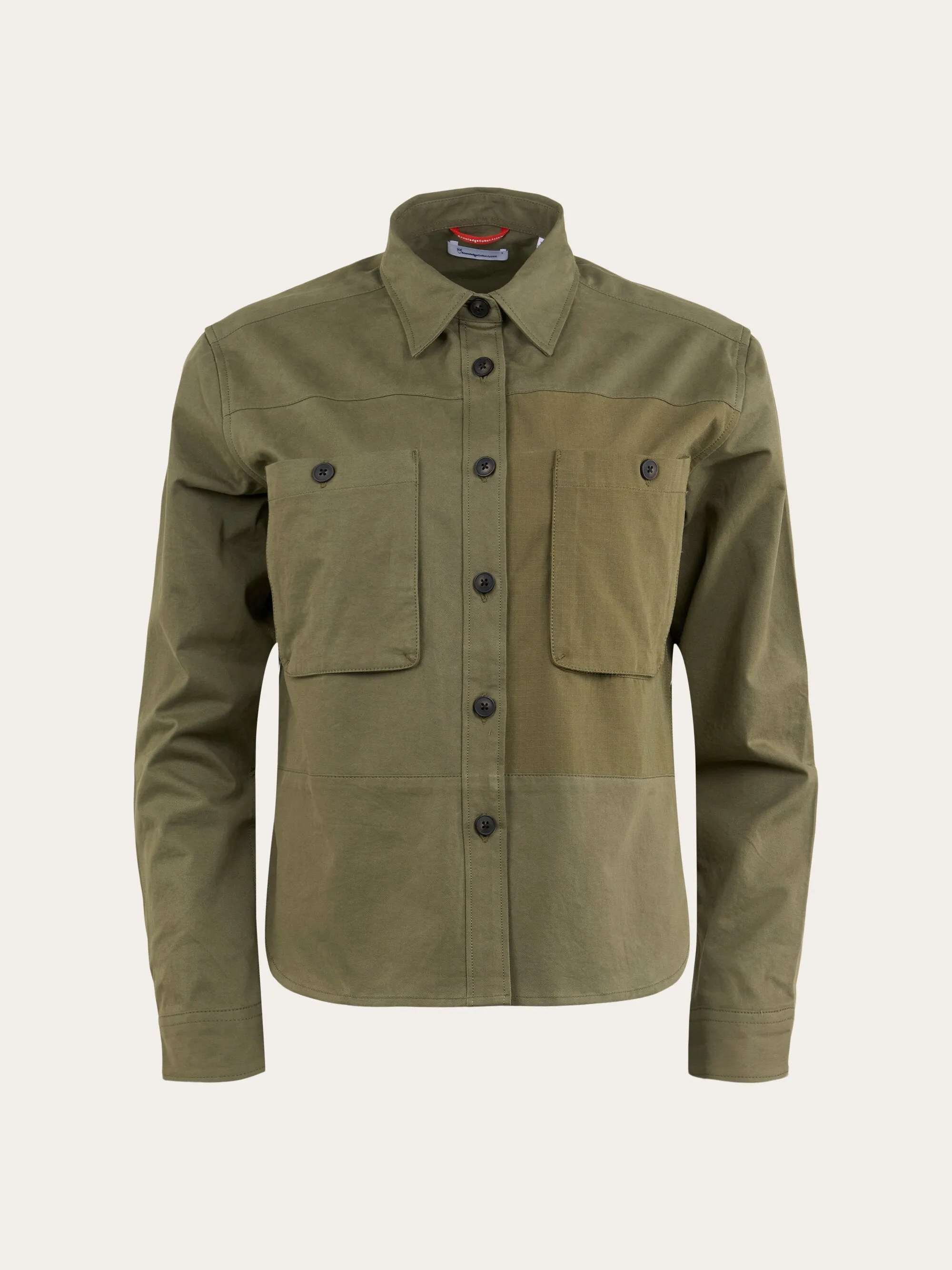 Outdoor twill shirt - Burned Olive