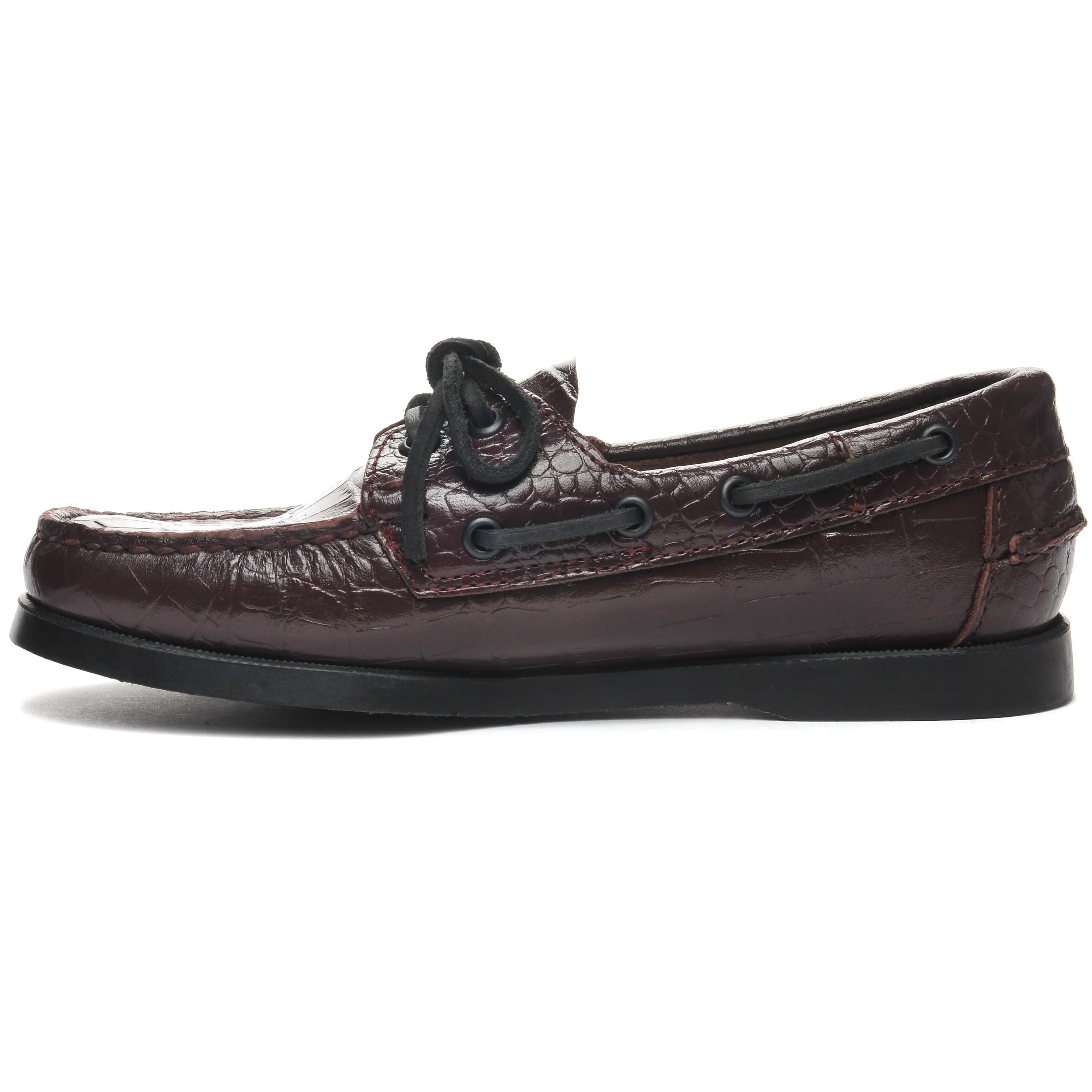 Portland Exotic Woman - Croc Burgundy