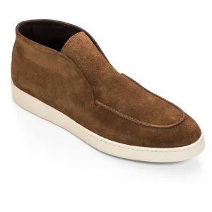 Reed Mid Brown Suede Slip On Boot