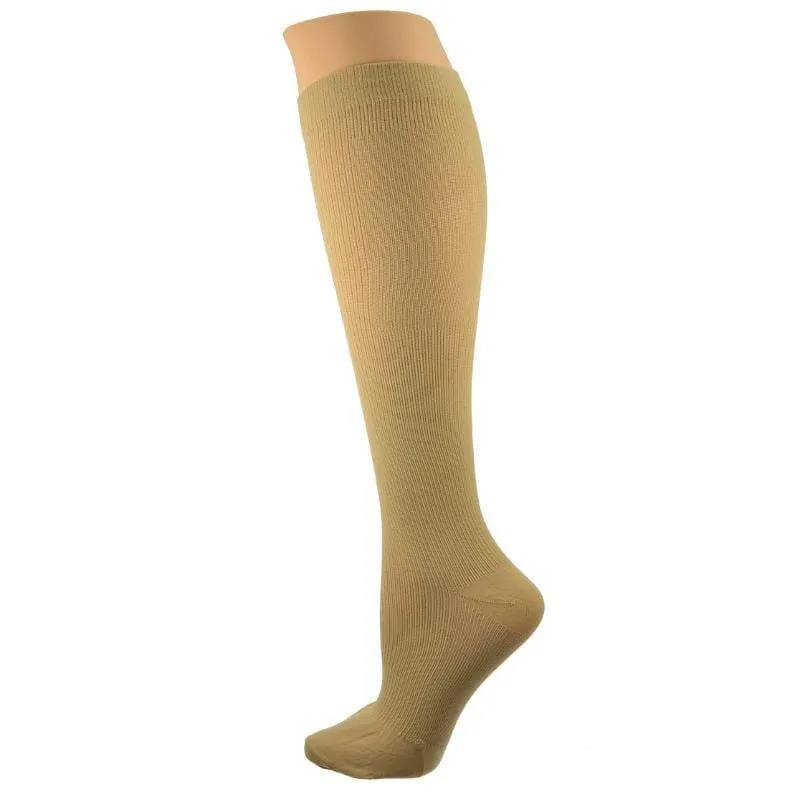 Sierra Socks Cotton Over-the-Calf Trouser Socks for Men & Women in 20 - 30 mmHg