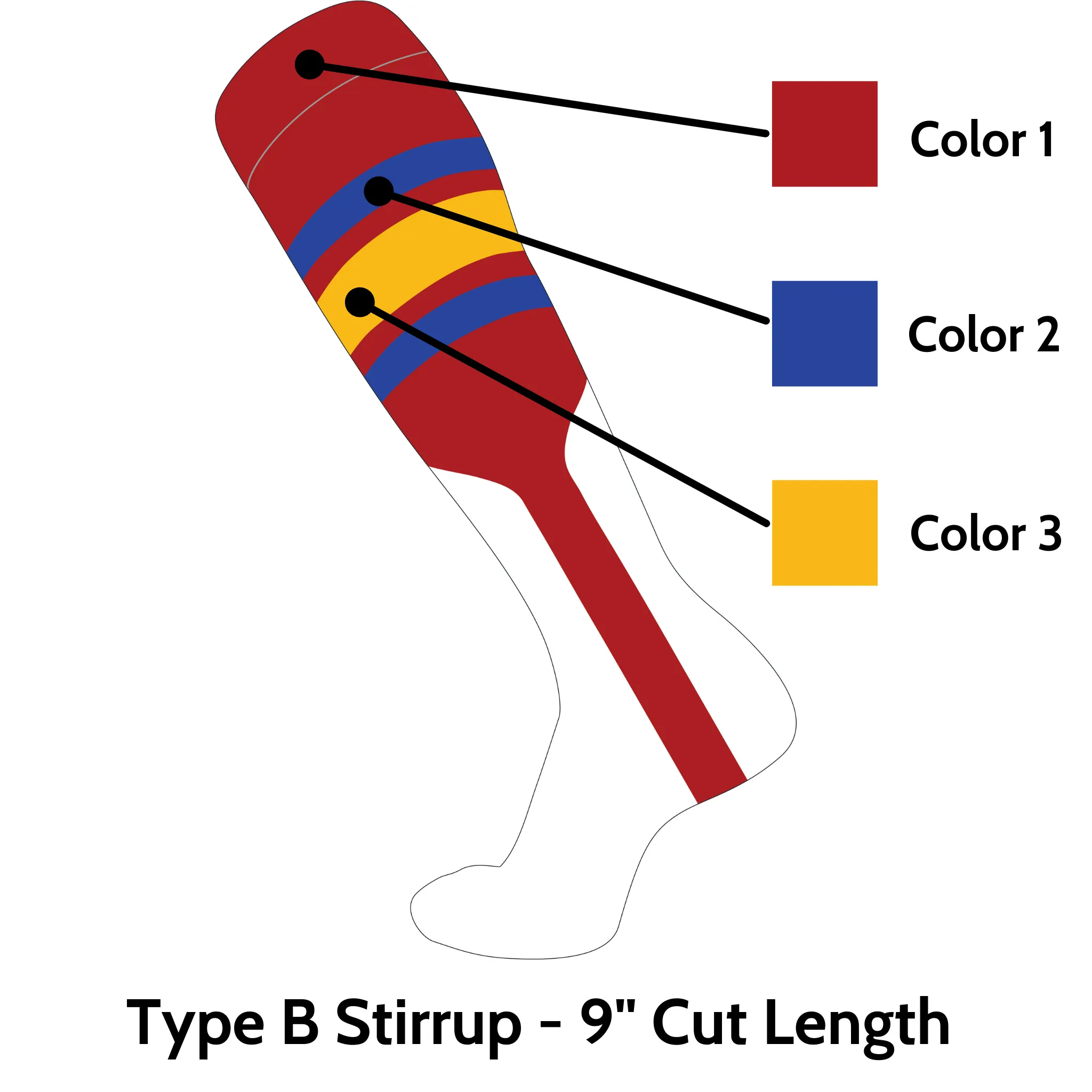 Slugger Custom Stirrup Type B