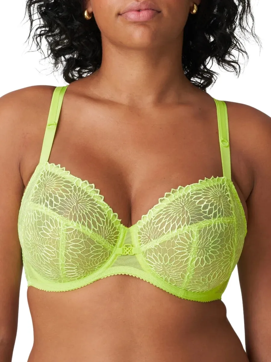 Sophora Full Cup Bra - Lime Crush