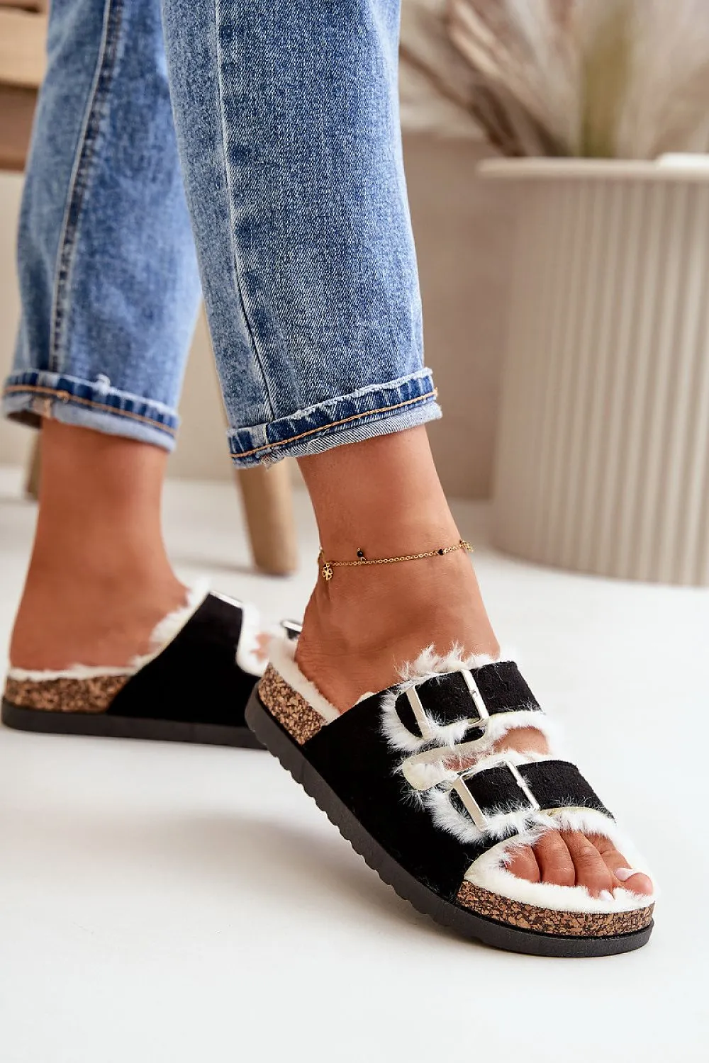 TEEK - Fluff Double Buckle Sandals