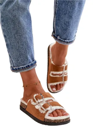 TEEK - Fluff Double Buckle Sandals