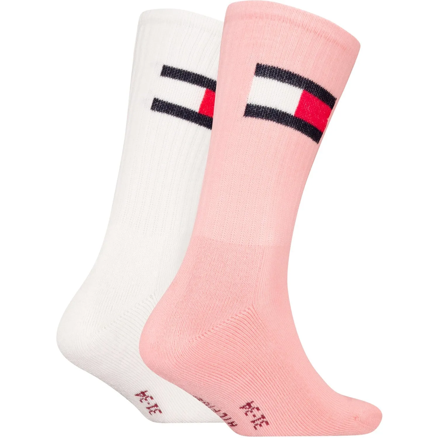 Tommy Hilfiger Soft Pink Kids Socks 2-Pack Flag