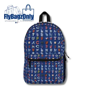 Vintage-Sealed MLB Sports Teams 3D Apparel Backpacks Baseball| Brand New Accessories Fashion By FlyBagzOnly