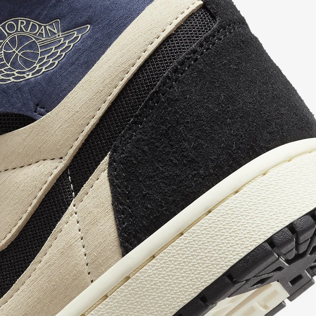 WMN'S AIR JORDAN 1 ZOOM CMFT 2 'MUSLIN/BLACKENED BLUE/COCONUT'