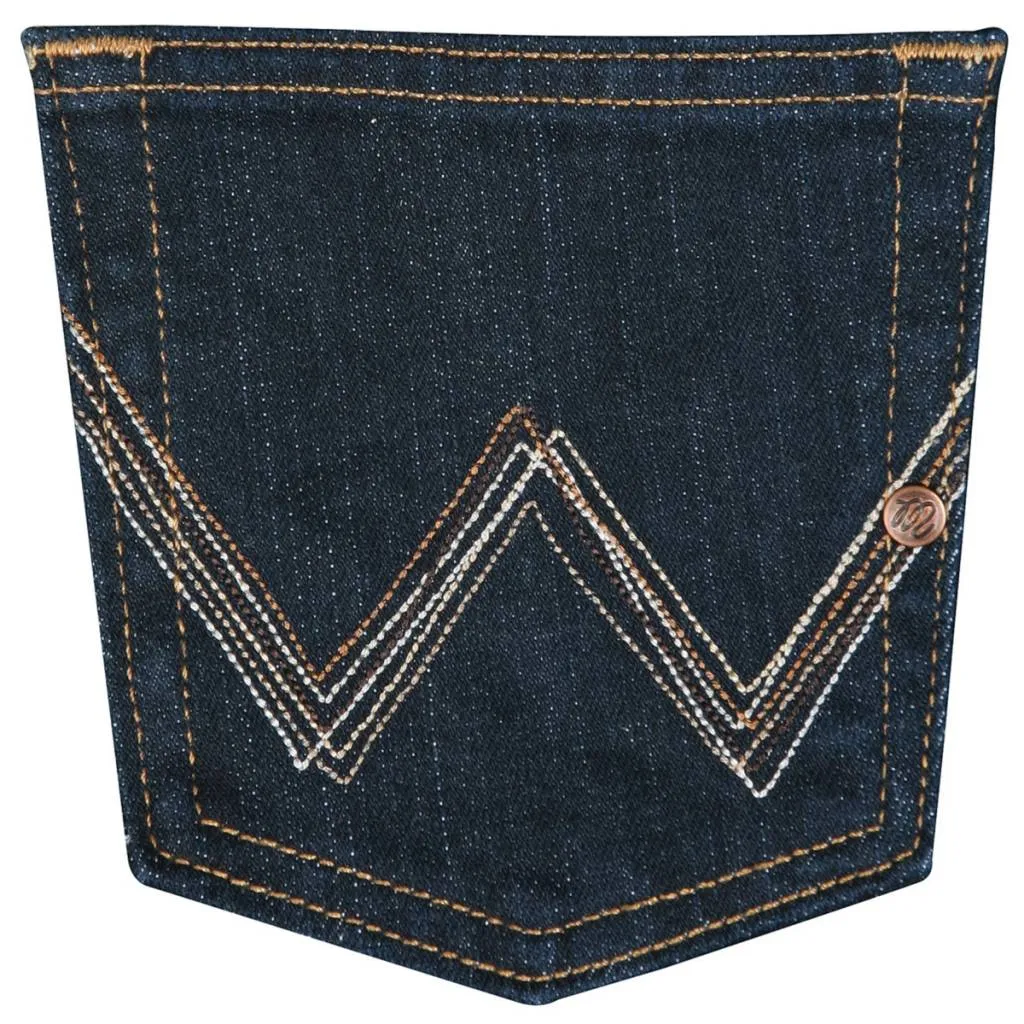 Wrangler Women's Q-Baby Riding Mid Rise Stretch Dark Dynasty Jeans Style WRQ20DD